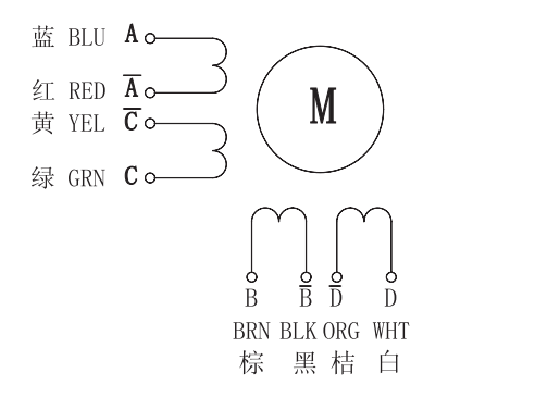 57步進(jìn)電機接線圖